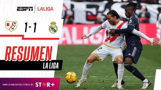 ¡EL RAYO SE LO EMPATÓ AL MERENGUE EN UN PARTIDAZO  Rayo Vallecano 11 Real Madrid  RESUMEN [upl. by Aronson777]