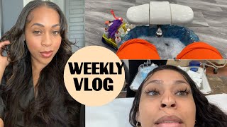 WEEKLY VLOG MAINTENANCE WEEK MICROBLADE FAIL NAILS AND TOES DONEFT NADULA HAIR [upl. by Barabbas]