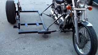 Suzuki Intruder 1400 with sidecar frame Part 2 [upl. by Yrennalf490]