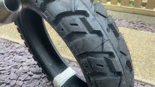 Royal Enfield Interceptor 650 Scrambler HEIDENAU Scout Ranger Rear Tyre 150mm Part 1 [upl. by Latham]