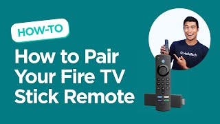 HelloTech How to Pair Your Fire TV Stick Remote [upl. by Ybbob]