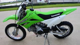 2299 2018 Kawasaki KLX110 Dirt Bike Overview and Review [upl. by Dacy]