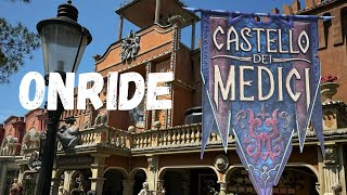 Europa Park  Geisterschloss  Castello Dei Medici  First Onride 👻 [upl. by Page]