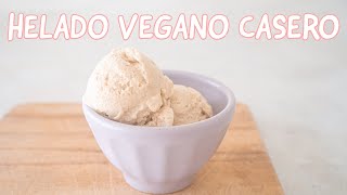 HELADO VEGANO CASERO  SIN AZÚCAR SÓLO 3 INGREDIENTES  HELADO DE COCO VEGANO [upl. by Tyrus]