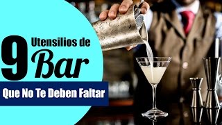 Los 9 Utensilios De Bar Que No Te Pueden Faltar  EMCEBAR [upl. by Annabella]