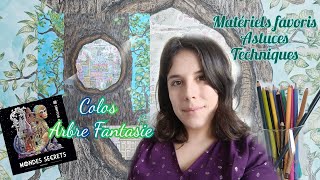 Color With Me Arbre Fantaisie KR  mes Favoris 🎨 Techniques 🖌️ [upl. by Ramas205]