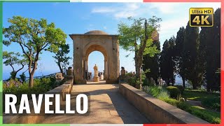 4K🇮🇹 Italy walk in RAVELLO Amalfi Coast tour in 4k May 2022 The most beautiful town [upl. by Akayas475]