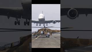 quotHelicopters Brave Exit Just in Time for Airbus A380 Touchdownquot [upl. by Dlonra643]