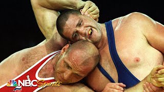 USAs Rulon Gardner stuns undefeated quotRussian Bearquot Aleksandr Karelin in Olympic epic  NBC Sports [upl. by Oikim]