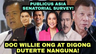 DOC WILLIE ONG AT DIGONG DUTERTE NANGUNA SA PUBLICUS ASIA SENATORIAL SURVEY [upl. by Haikezeh]