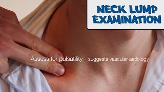 Neck Lump Examination  OSCE Guide old version  UKMLA  CPSA [upl. by Alemahs373]