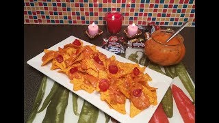 Doritos Nacho Cheese Dip  Nachos Home Made Hot Sauce [upl. by Anuhsal269]