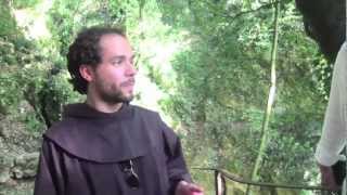 Explore Assisi Friar Alessandro in the Caves of the Hermitage of Carceri [upl. by Edin]