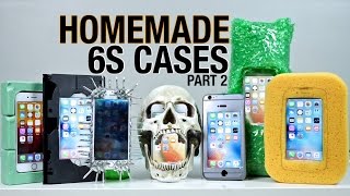 Homemade iPhone 6S Cases Drop Test Part 2 [upl. by Annalee794]