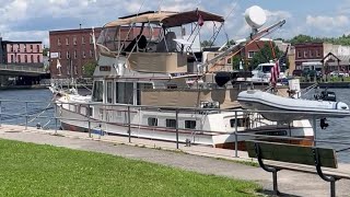 S5 Ep16 We Visit Campbellford on The Trent Severn Waterway Part of The Great Loop [upl. by Truk290]