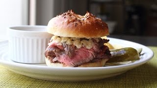 Beef on Weck Part 2 The Meat  How to PanRoast Beef for Beef on Weck Sandwich [upl. by Navanod]