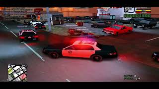 LSRP LSPD  20 Pursuit Shots Fired  Role Playing END GTA 산 안드레아스 [upl. by Ecyrb43]