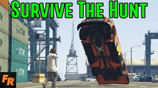 Gta 5 Challenge  Survive The Hunt 57  Roadblocks Roadblocks Everywhere [upl. by Orna710]