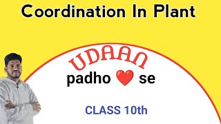 Coordination In Plant  Harmones In Plant reformwithaman 10th udaan cbse boardexam [upl. by Geordie723]