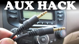 1 AUX Stereo Input Hack [upl. by Carmita]