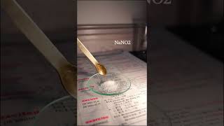 sodium nitrite reaction with sulfuric acid [upl. by Anasus570]