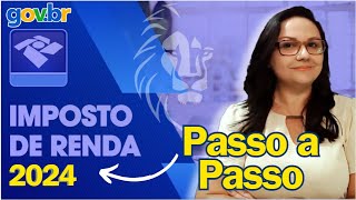 irpf2024 Como fazer a declaração IRPF 2024 Como Declarar Imposto de Renda 2024 [upl. by Elay]