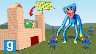 Can NIGHTMARE HUGGY WUGGY break into my FORT Garrys Mod Sandbox [upl. by Bertina]