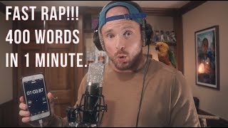 FAST RAP  400 words in 1 minute [upl. by Maggy]