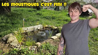 Comment faire un Bassin de Jardin naturel ANTIMOUSTIQUE [upl. by Notlehs]