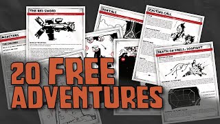 20 FREE ICRPG Adventures and Which You Should Try First [upl. by Yragerg]