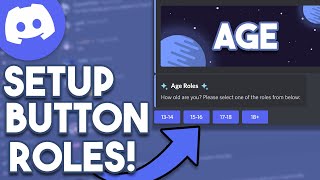 Setup Discord Button Roles 2022 [upl. by Harmon]