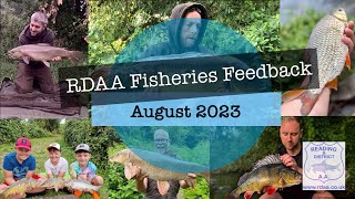 August 23  RDAA Fisheries Feedback [upl. by Suravaj846]