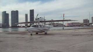 Dornier Seastar starting up in Miami [upl. by Atwahs236]