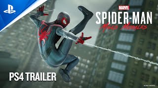 Marvels SpiderMan Miles Morales  PS4 Trailer [upl. by Adnaval]