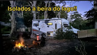 Isolados de MotorHome à beira de um lago na Patagônia  T02  Ep 16 [upl. by Dahle575]