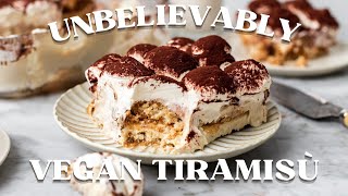 Unbelievably Vegan Tiramisu Recipe  My Italian grandmother had no idea [upl. by Regina]