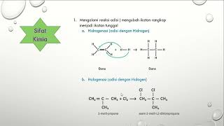 HIDROKARBONSifat dan Reaksi Alkena [upl. by Dosia]