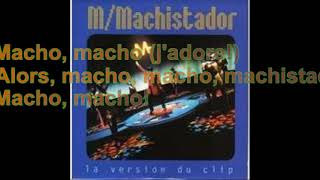 M  Machistador Paroles Audio HQ [upl. by Kono364]