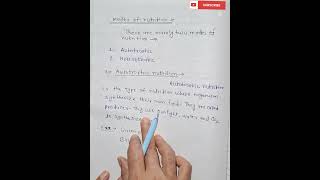 Modes of nutrition Autotrophic nutrition class 10th biology chapter1 subscribe like crehuman [upl. by Potash]