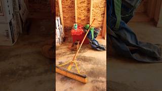 My broom has a mind of its own…😅👀 construction funny country [upl. by Aleyak]