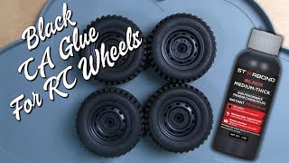 Starbond Black CA Glue on RC Tyres [upl. by Bibah]