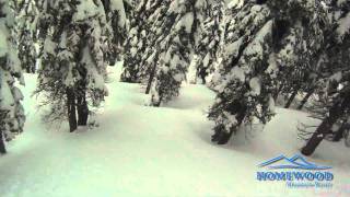 Homewood Mountain Resort  Powder Day [upl. by Liborio]