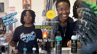 Loctician PreLaunches DreadLock Home Care Products at Colia Beauty Supply locs dreadlocks dreads [upl. by Zeuqirdor]