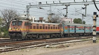 11058 Amritsar Mumbai CSMT Dadar Express With LHB Rakes At Patiala [upl. by Mayhew56]