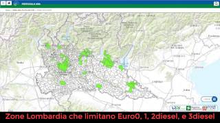 Zone Lombardia che limitano Euro0 1 2diesel e 3diesel [upl. by Ingemar]