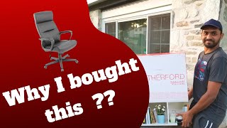 Why I bought this CHAIR Review after a Month  Staples Rutherford Luxura Manager Chair Review [upl. by Estrella]