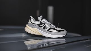 New Balance 990 V6 quotGrey  Blackquot U990TG6 Review amp OnFeet [upl. by Allemap]