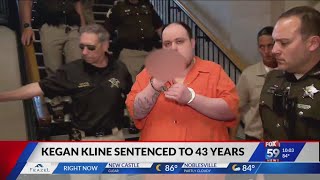 Kegan Kline sentenced to 43 years in prison [upl. by Surtemed519]