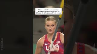 These Australian and American Women Pole Vaulters Decided To Share A Gold Medal And It’s So Sweet [upl. by Uno]