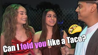 Houston Nightlife Street Interviews Ep 5  Can I Fold You Like a Taco [upl. by Aniloj]